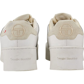 Sergio Tacchini White Leather Trainers Measures as a UK 6.5