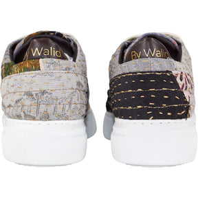 By Walid Multicoloured Silk Kimono Trainers