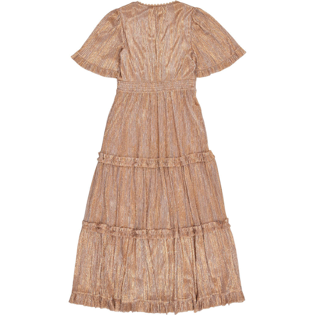 WYSE Metallic Midi Dress