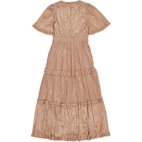 WYSE Metallic Midi Dress
