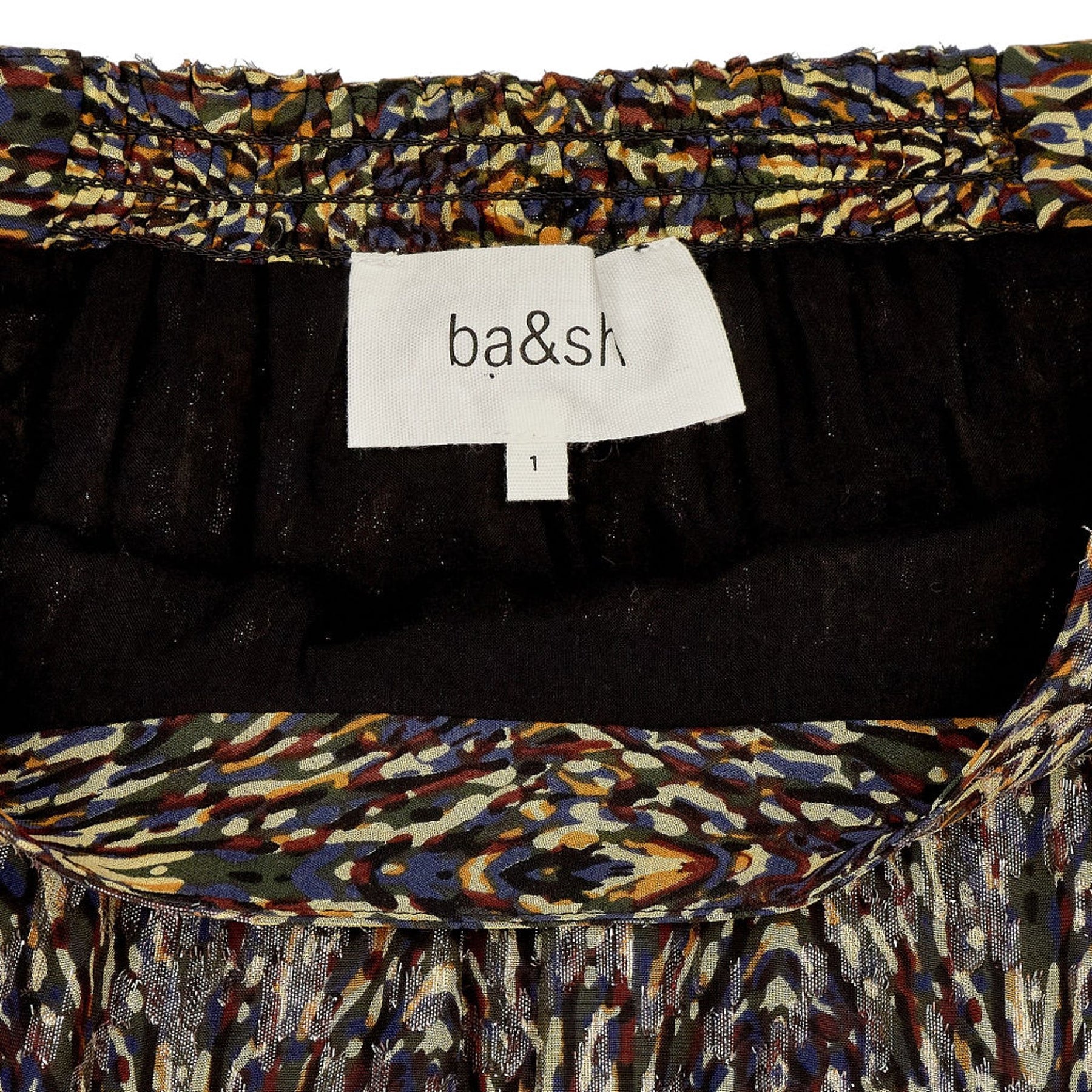 Ba&sh Multicoloured Pleated Midi Skirt