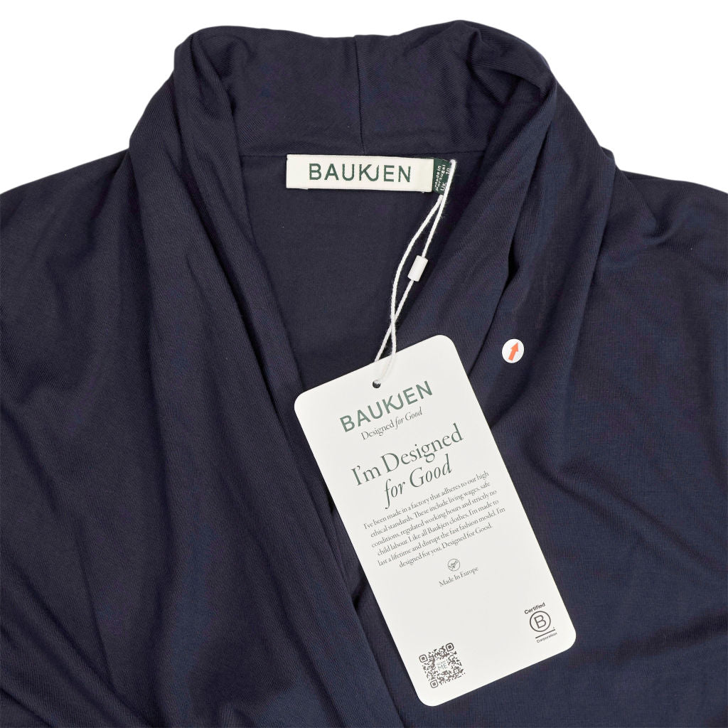 Baukjen Navy Gylda Wrap Top