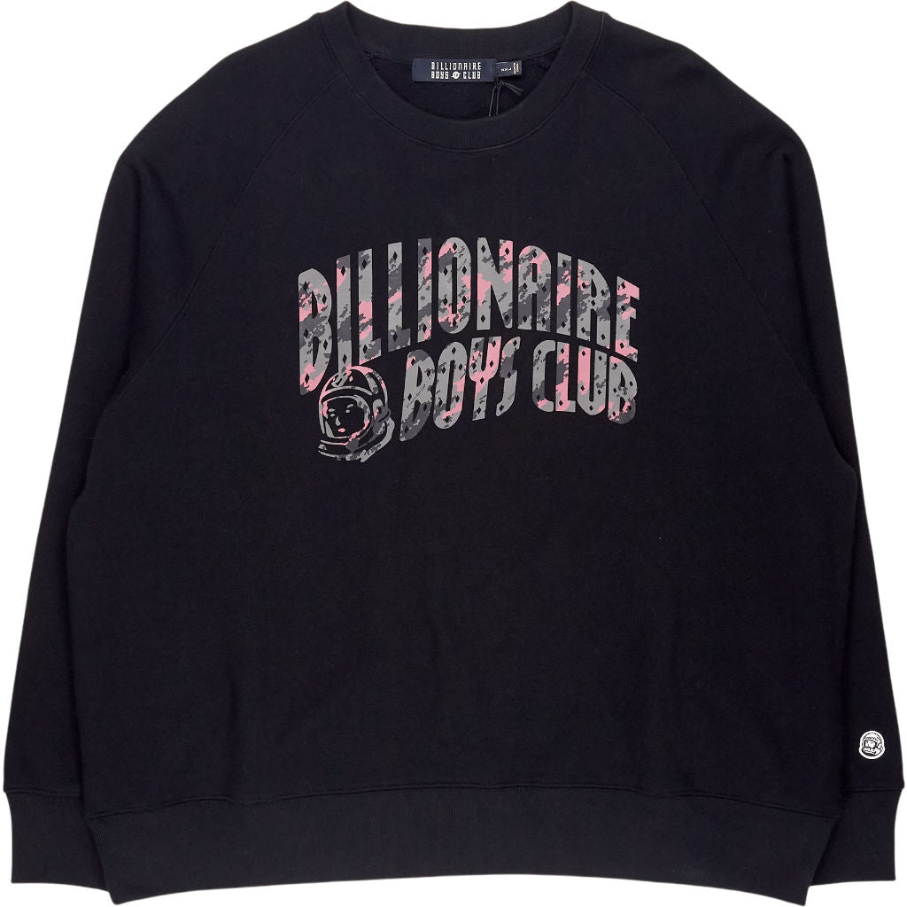 Billionaire Boys Club Black Camo Arch Logo Sweatshirt