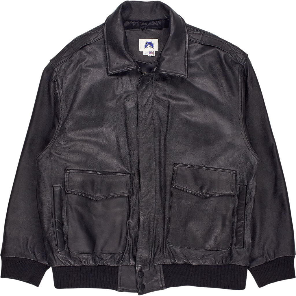 Paramount Black Leather Jacket