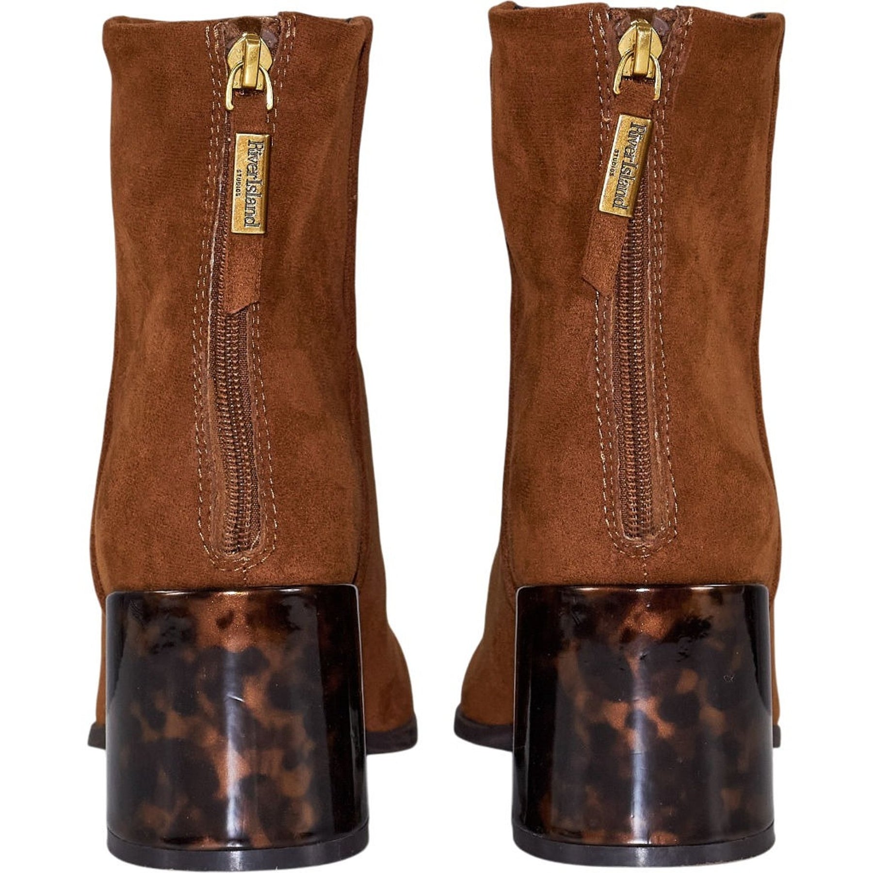 River Island Brown Suede Ankle Boots