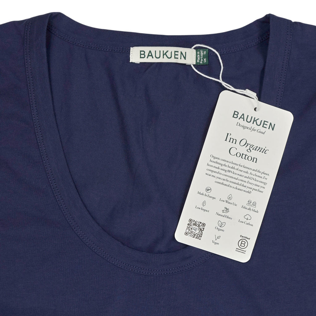 Baukjen Deep Indigo Gayle Organic Top
