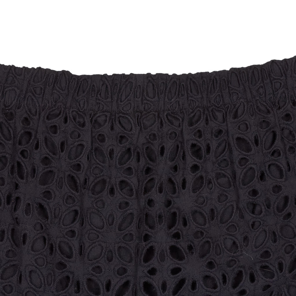 Hush Navy Broderie Anglais Midi Dress