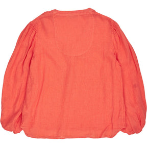 NRBY Coral Linen Blouse