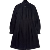 Diane Von Furstenberg Black Quinnie Coat