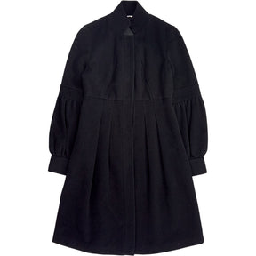 Diane Von Furstenberg Black Quinnie Coat