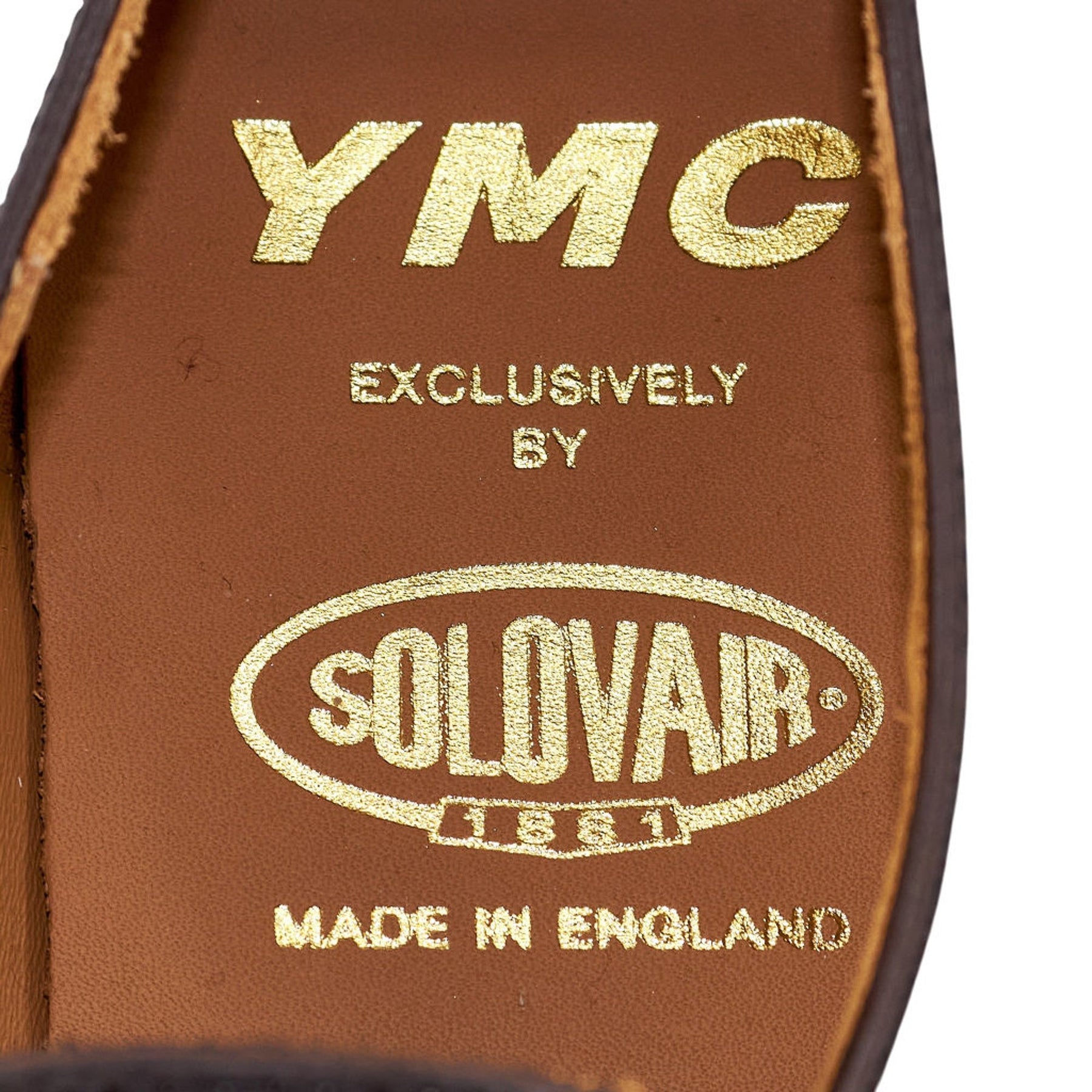 YMC Brown Leather Monk Strap Shoes