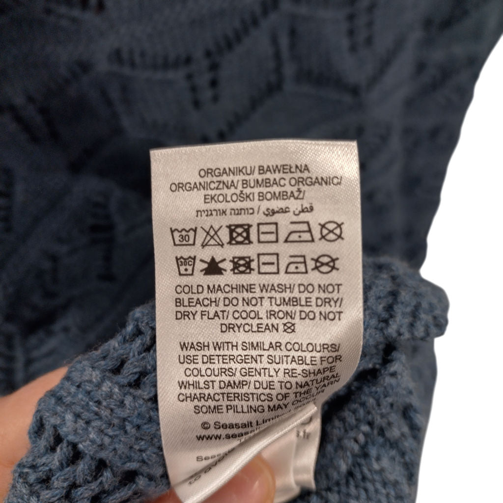 Seasalt Cornwall Blue Organic Cotton Top