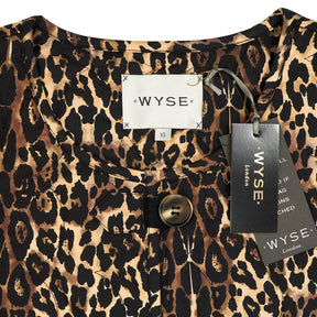 Wyse Leopard Andy Quilted Gilet XS