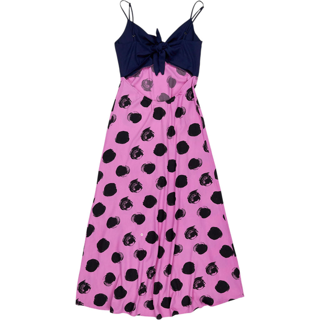 Dancing Leopard Pink Polka Dot Dress