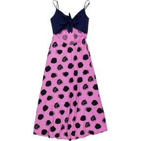 Dancing Leopard Pink Polka Dot Dress