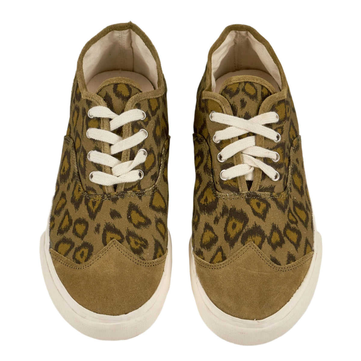 YMC Leopard Print Trainers