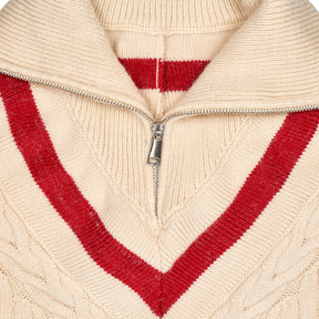 River Island Cream Relaxed Knit Jumper