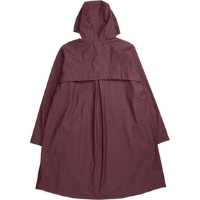 Lands' End Maroon Hooded Rain Jacket