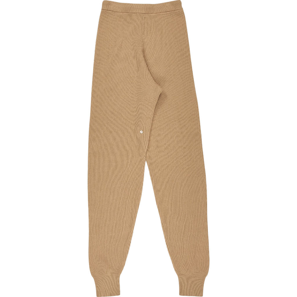 Mother of Pearl Beige Knitted Joggers