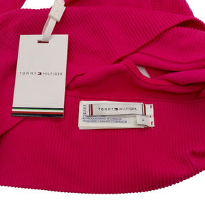 Tommy Hilfiger Pink Unlined Triangle Bra Top