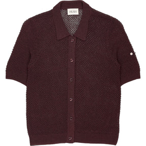 Hush Burgundy Soft Mesh Top