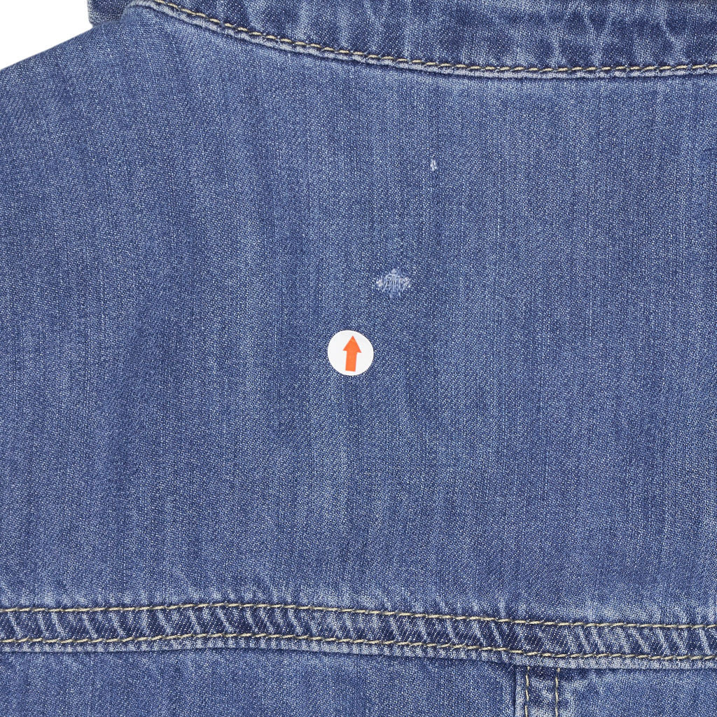 Monsoon Blue Denim Shirt Dress