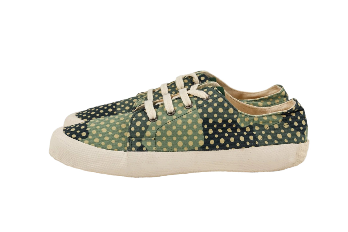YMC Green Polka Dot Trainers