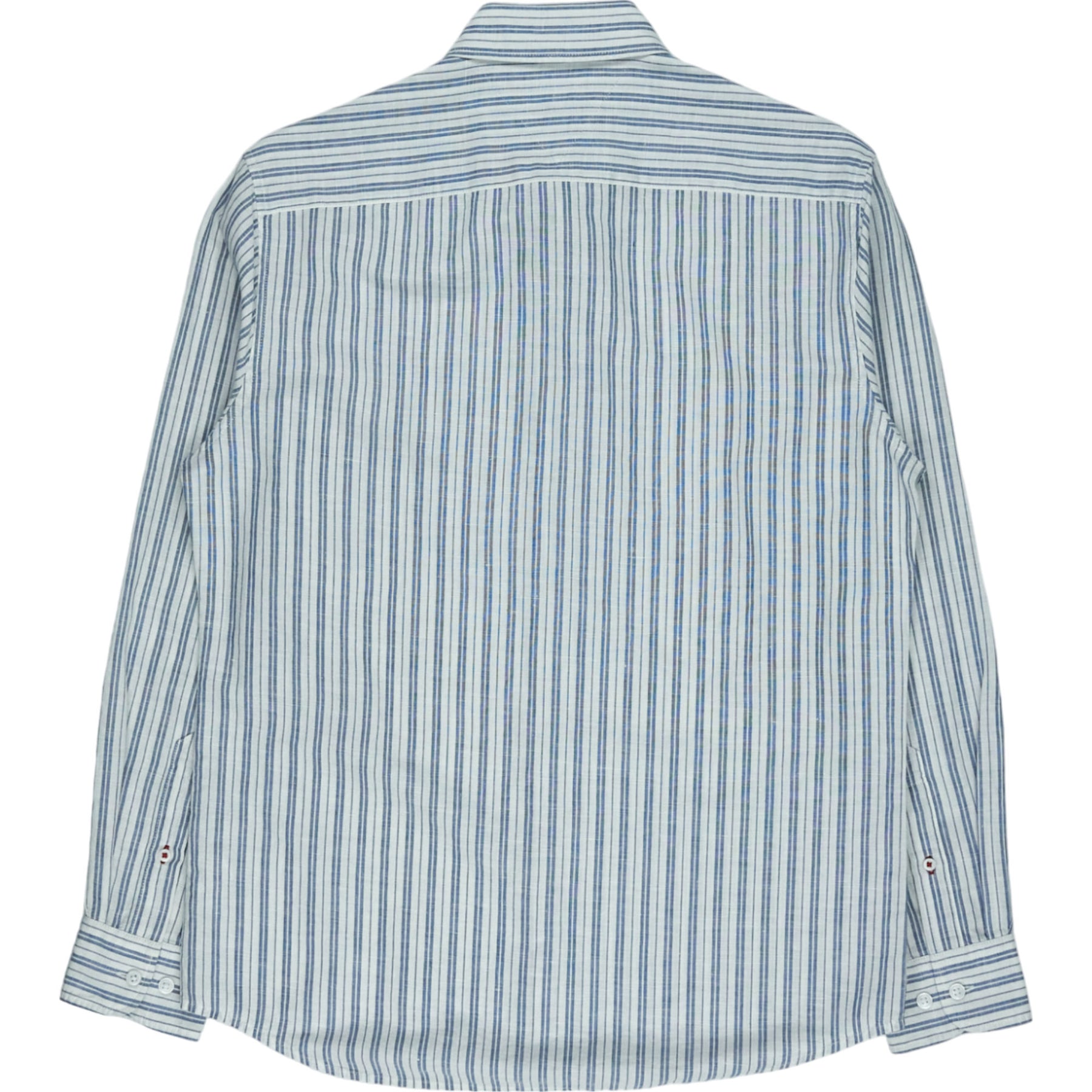 Striped Blue Collared Shirt