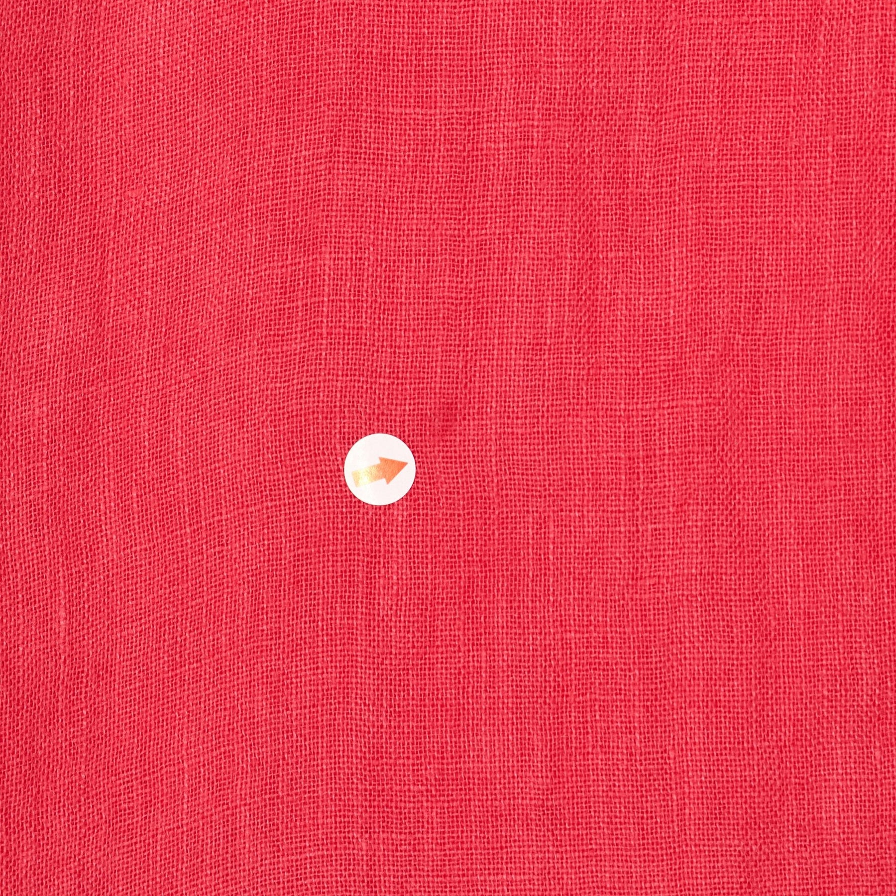 NRBY Red Linen Shirt Dress
