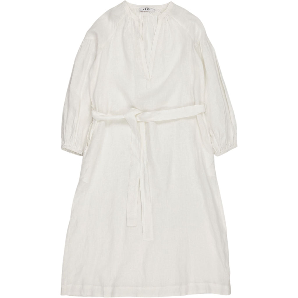 NRBY White Linen Dress