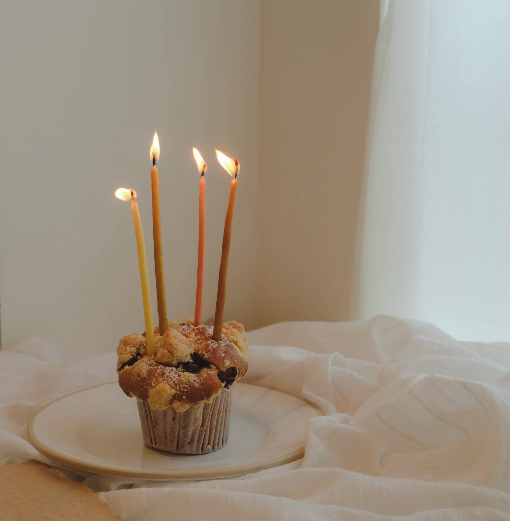Hand Dipped Slim Beeswax Candles (Set of 15)