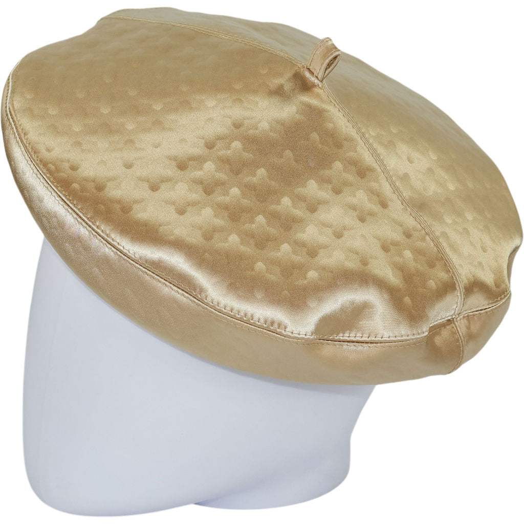 Stephen Jones Miss Jones Gold Textured Beret