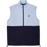 Lyle & Scott Blue Colour Block Shell Gilet