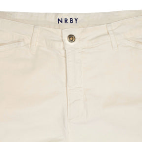 NRBY Cream Wide Leg Trousers