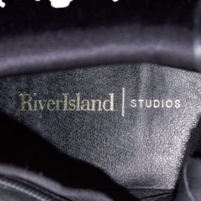 River Island Black Heeled Boots