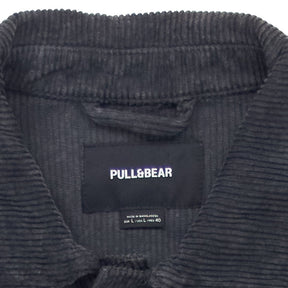 Pull & Bear Grey Corduroy Jacket