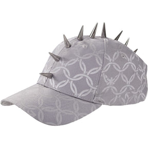 Charles Jeffrey Loverboy Grey Studded Baseball Cap