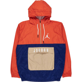 Jordan Orange Blue Hooded Jacket