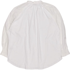 NRBY White Long  Ruffle Blouse