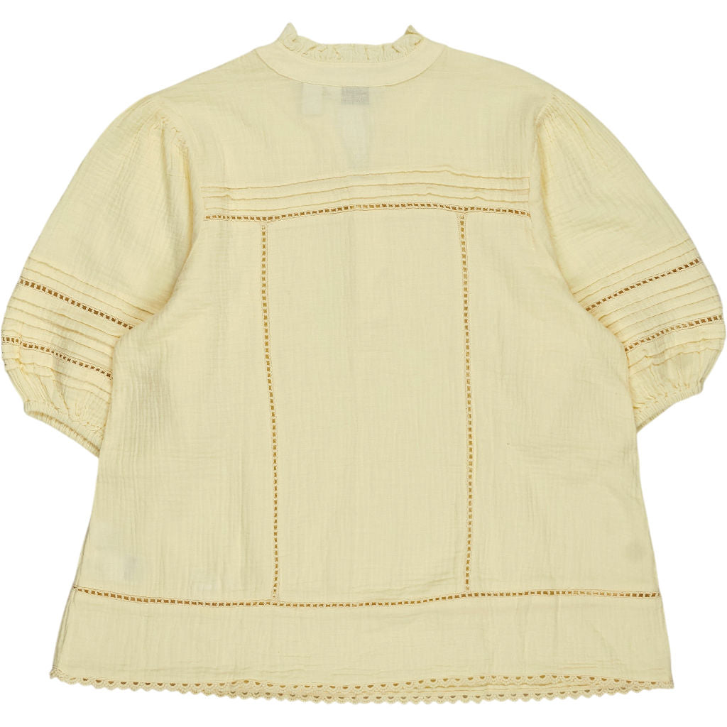 Lands' End Yellow Cotton Blouse