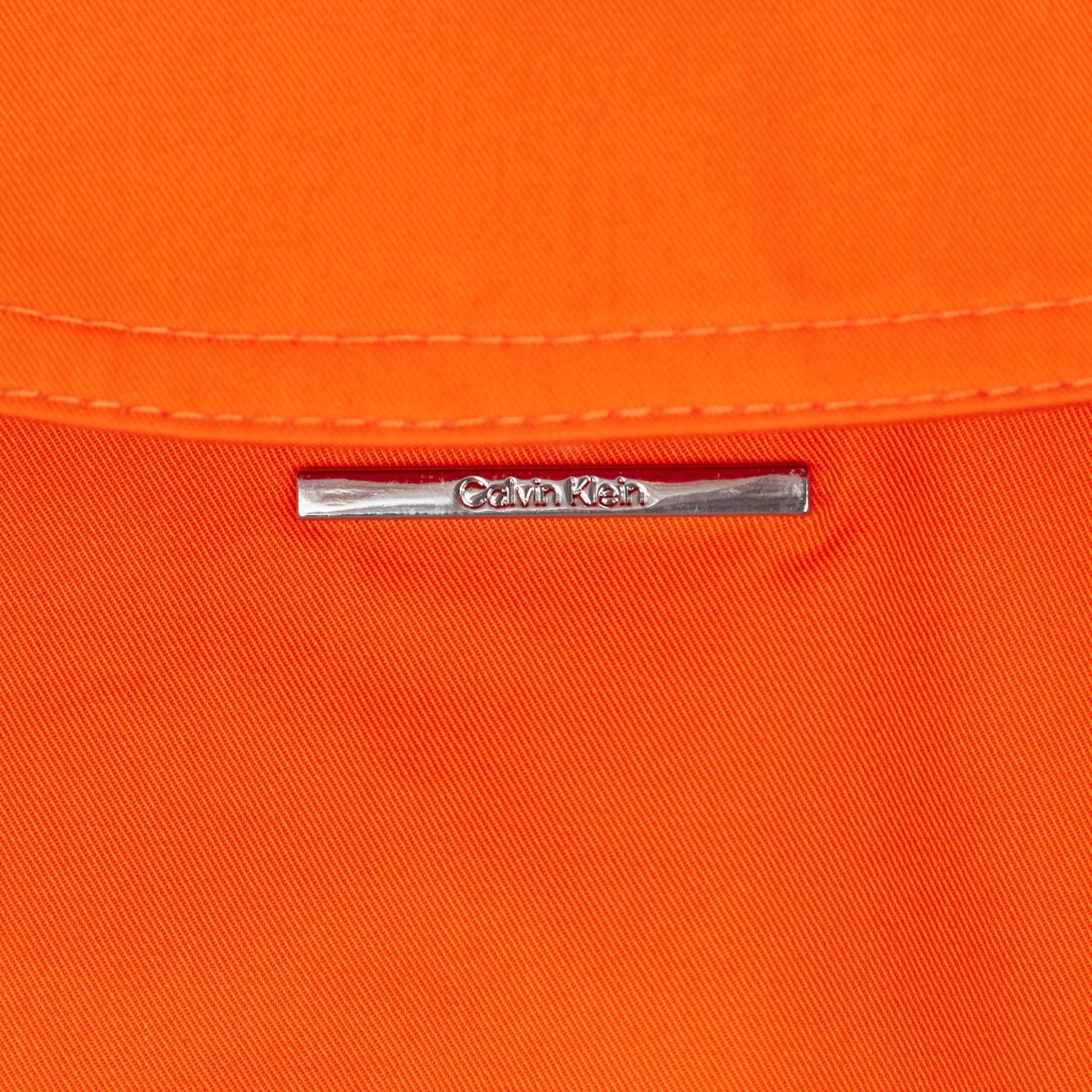 Calvin Klein Orange Essential Trench Coat