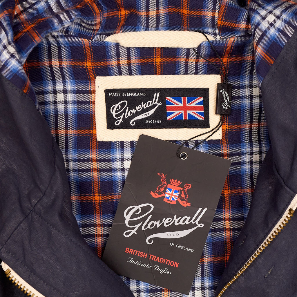 Gloverall Navy Hooded Duffle Coat