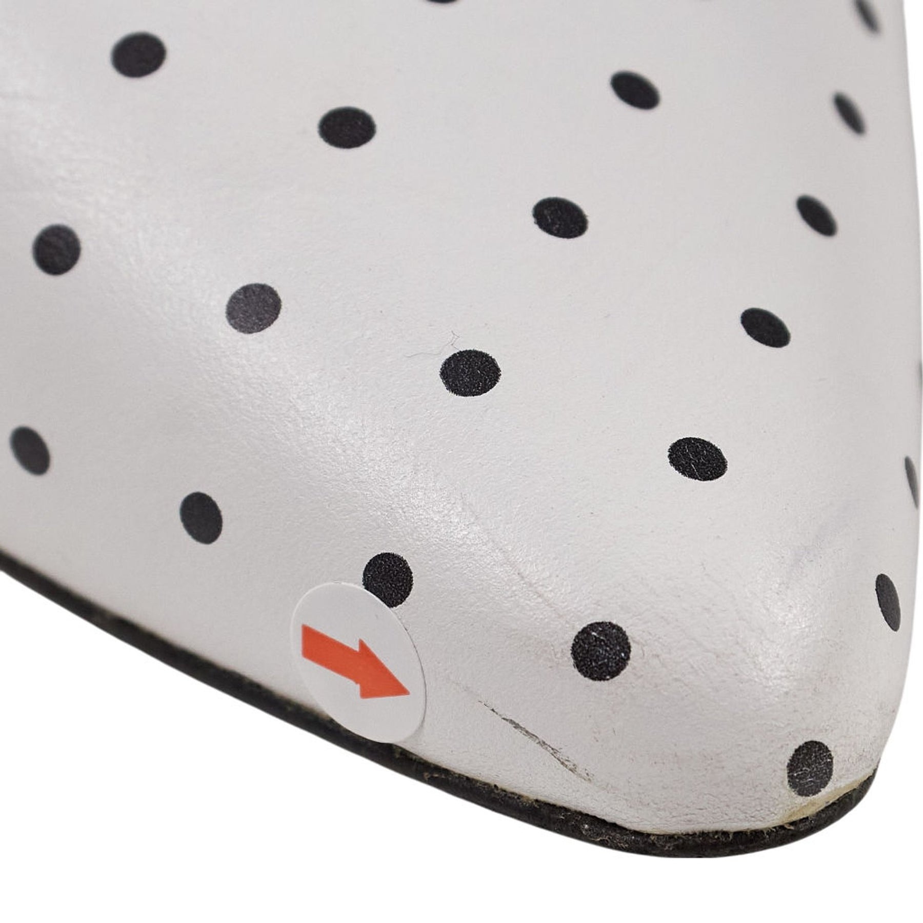 Mother of Pearl Polka Dot Knee-High Boots EU 40