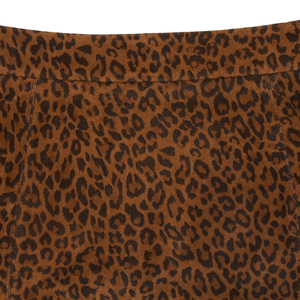 Hush Brown Elekta Suede Mini Skirt