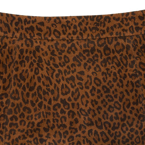 Hush Brown Elekta Suede Mini Skirt