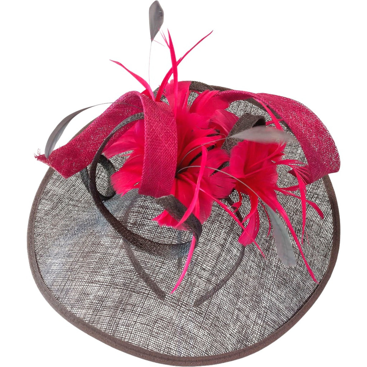 Magpie Accessories Pink Fascinator Hat with Feathers