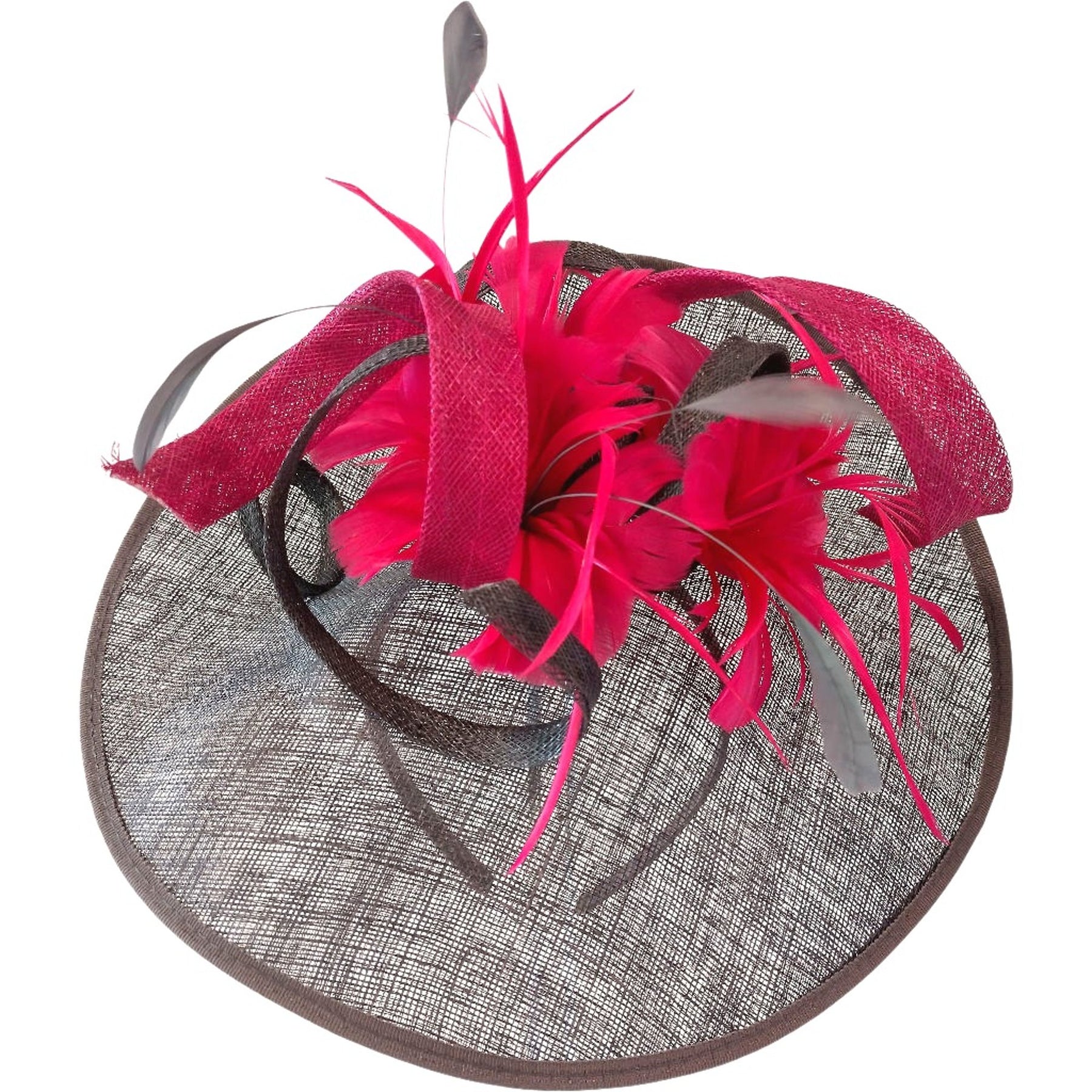 Magpie Accessories Pink Fascinator Hat with Feathers