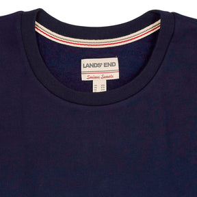Lands' End Blue Serious Sweats Sweatshirt