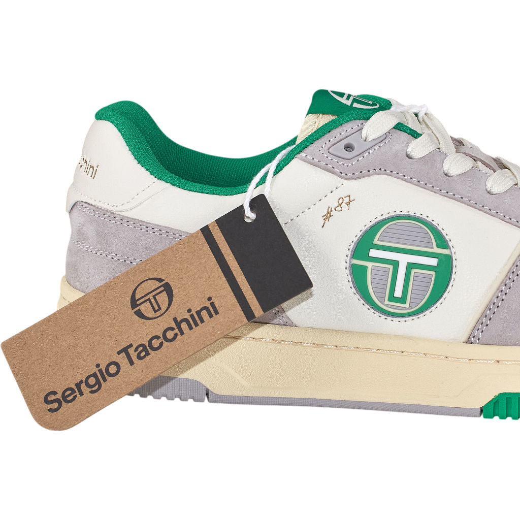 Sergio Tacchini Grey & Green Trainers