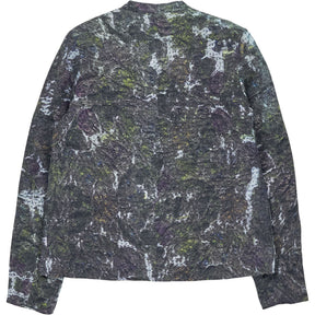 By Walid Multicolour Silk Bomber Jacket